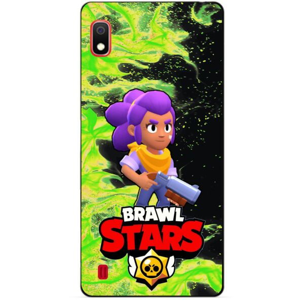 

Силиконовый чехол бампер Candy для Samsung A20 2019 Galaxy A205f с Героем Brawl Stars Шелли