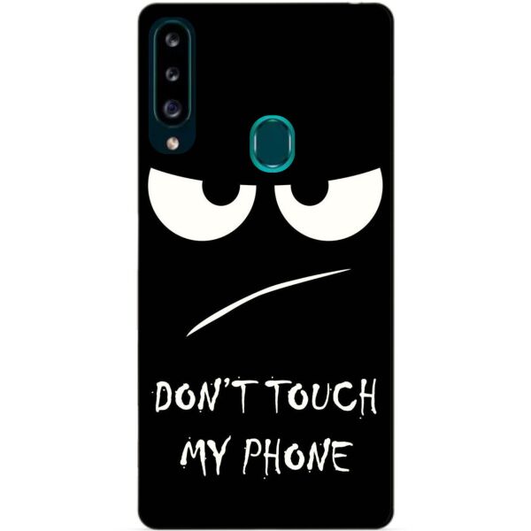 

Силиконовый чехол бампер Candy для Samsung A20s с рисунком Глаза