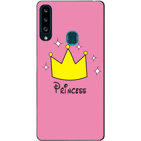 

Силиконовый чехол бампер Candy для Samsung A20s с рисунком Корона
