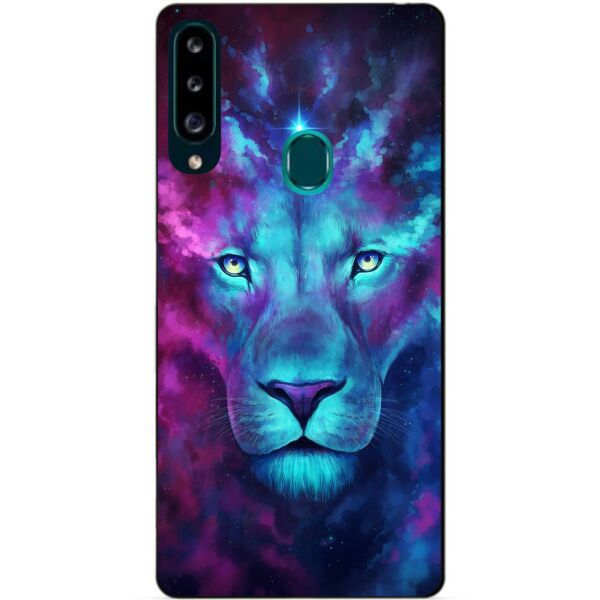 

Силиконовый чехол бампер Candy для Samsung A20s с рисунком Лев