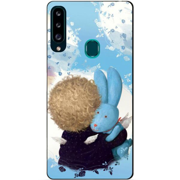 

Силиконовый чехол бампер Candy для Samsung A20s с рисунком Любимый Зайка Гапчинская