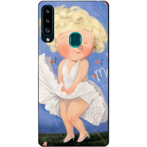 

Силиконовый чехол бампер Candy для Samsung A20s с рисунком Монро Гапчинская