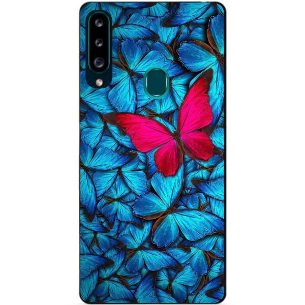 

Силиконовый чехол бампер Candy для Samsung A20s с рисунком Мотыльки