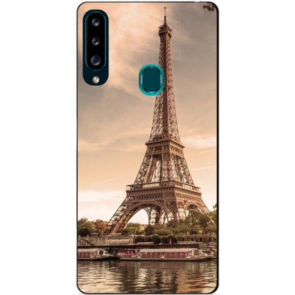 

Силиконовый чехол бампер Candy для Samsung A20s с рисунком Париж