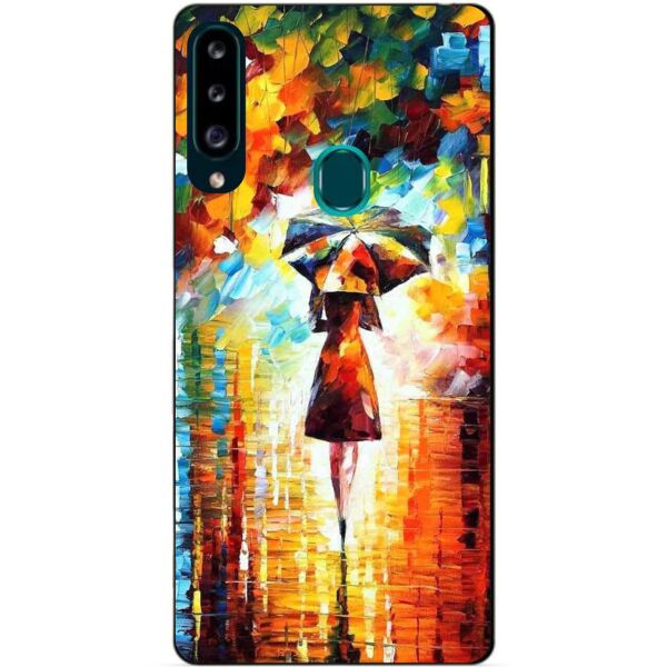 

Силиконовый чехол бампер Candy для Samsung A20s с рисунком Прогулка