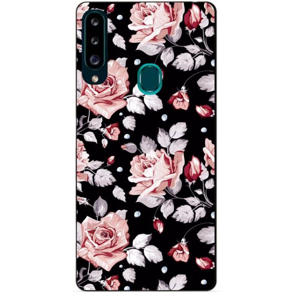 

Силиконовый чехол бампер Candy для Samsung A20s с рисунком Розы