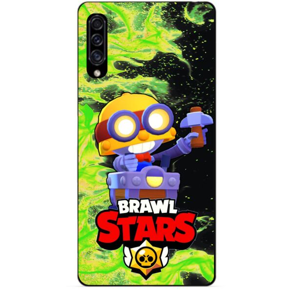 

Силиконовый чехол бампер Candy для Samsung A30s 2019 Galaxy A307f с Героем Brawl Stars Карл