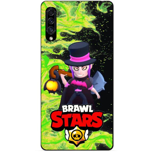 

Силиконовый чехол бампер Candy для Samsung A30s 2019 Galaxy A307f с Героем Brawl Stars Мортис