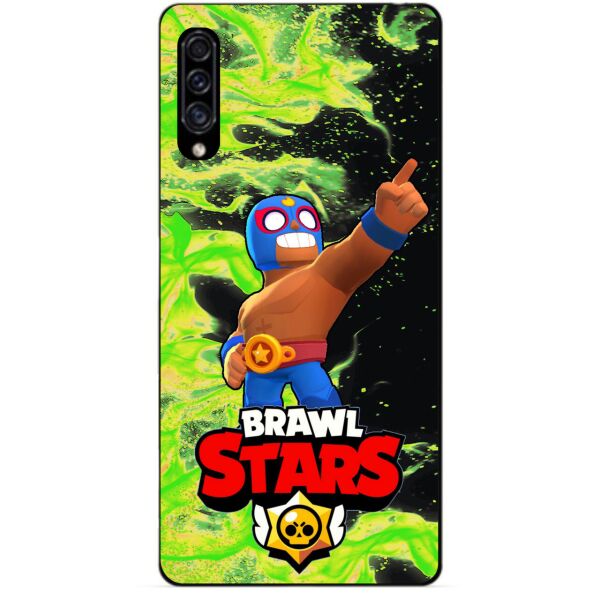 

Силиконовый чехол бампер Candy для Samsung A30s 2019 Galaxy A307f с Героем Brawl Stars Эль Примо