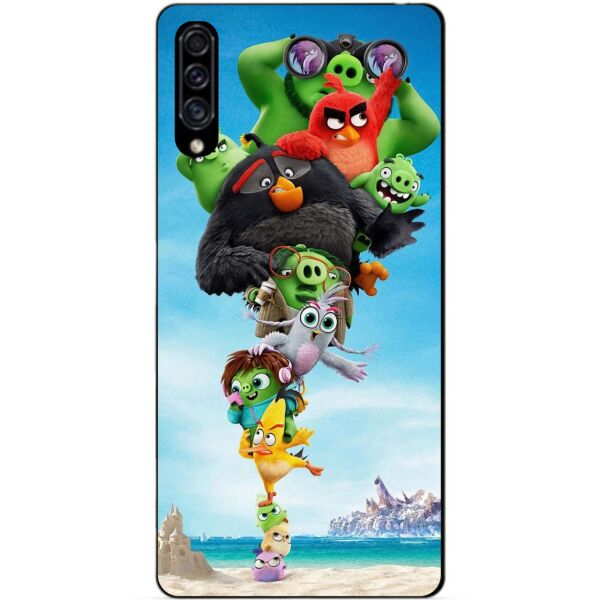 

Силиконовый чехол бампер Candy для Samsung A20s с рисунком Angry Birds
