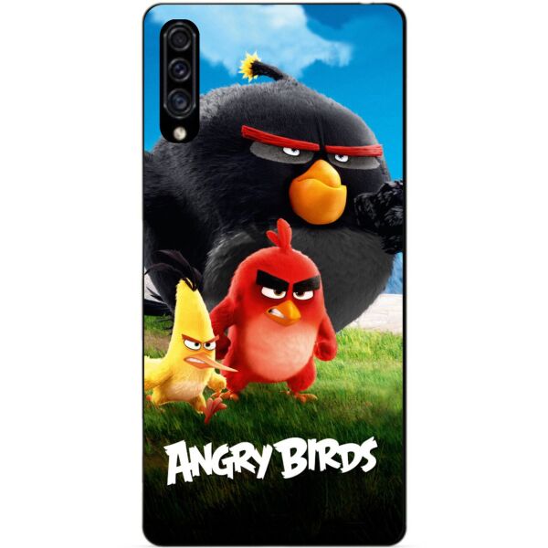 

Силиконовый чехол бампер Candy для Samsung A30s с рисунком Angry Birds RED