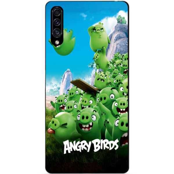 

Силиконовый чехол бампер Candy для Samsung A30s с рисунком Angry Birds Свинки