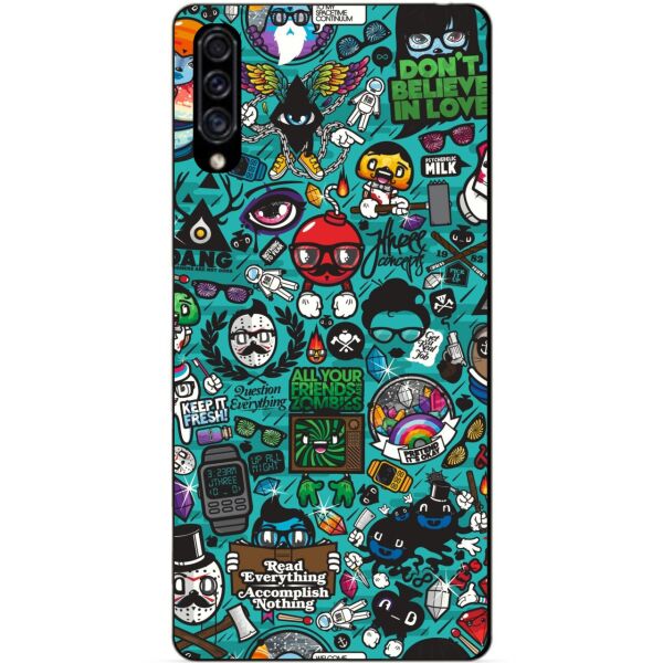 

Силиконовый чехол бампер Candy для Samsung A30s с рисунком Стикеры