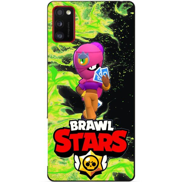 

Силиконовый чехол бампер Candy для Samsung A41 Galaxy A415f с Героем Brawl Stars Тара
