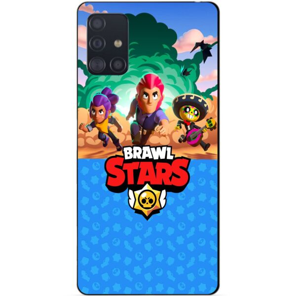 

Силиконовый чехол бампер Candy для Samsung A51 Galaxy A515 с игрой Brawl Stars