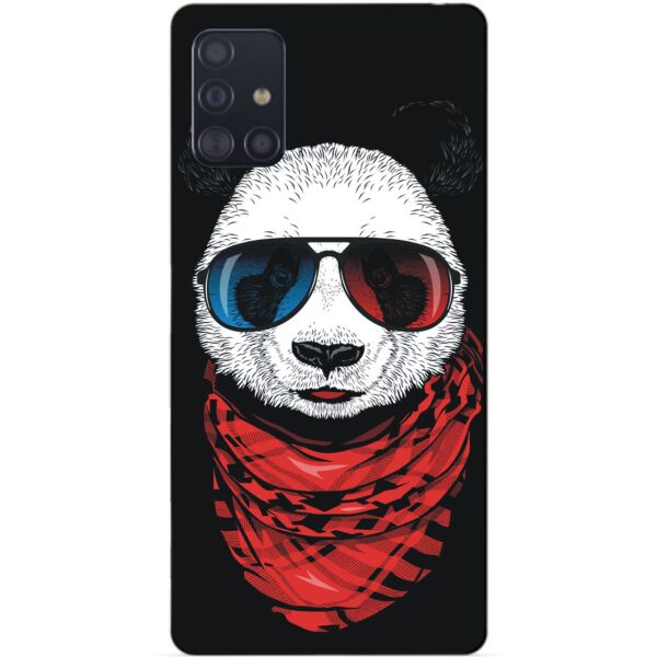Силиконовый чехол бампер Candy для Samsung A51 Galaxy A515 с рисунком Панда