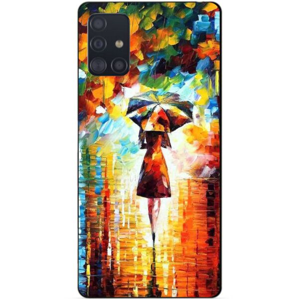 

Силиконовый чехол бампер Candy для Samsung A51 Galaxy A515 с рисунком Прогулка