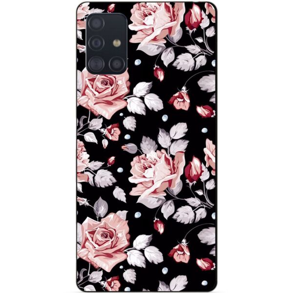 

Силиконовый чехол бампер Candy для Samsung A51 Galaxy A515 с рисунком Розы
