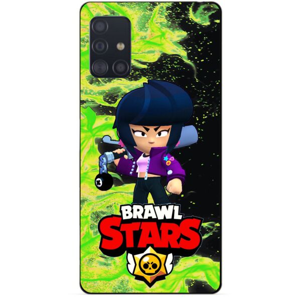 

Силиконовый чехол бампер Candy для Samsung A51 с Героем Brawl Stars Биби