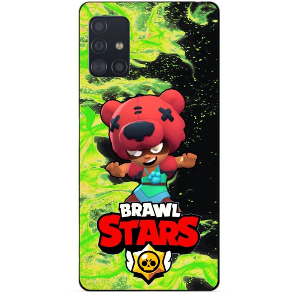 

Силиконовый чехол бампер Candy для Samsung A51 с Героем Brawl Stars Нита