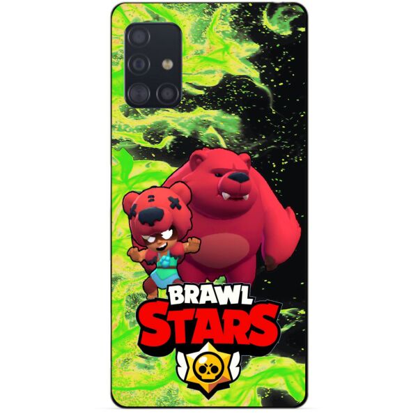

Силиконовый чехол бампер Candy для Samsung A51 с Героем Brawl Stars Нита Мишка