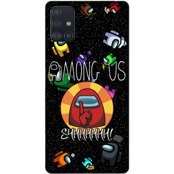 

Силиконовый чехол бампер Candy для Samsung A51 с рисунком Among Us