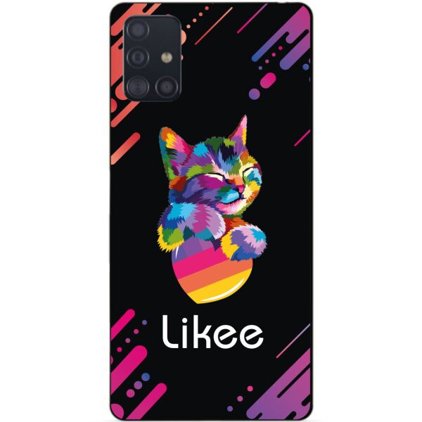 

Силиконовый чехол бампер Candy для Samsung A51 с рисунком Likee