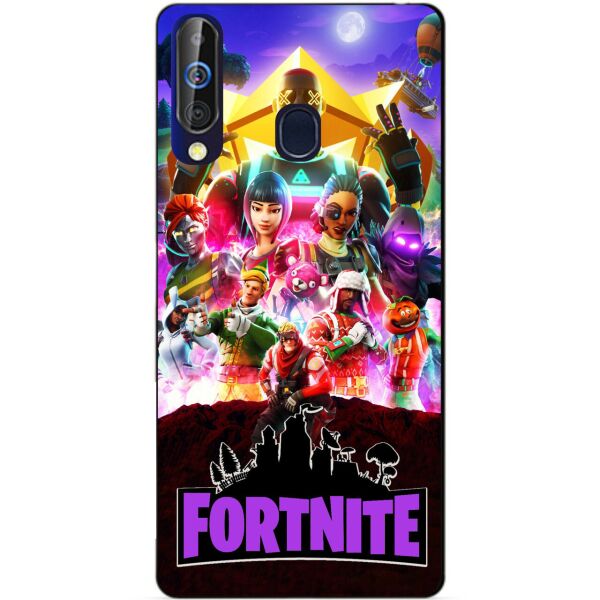 

Силиконовый чехол бампер Candy для Samsung A60 с рисунком Fortnite