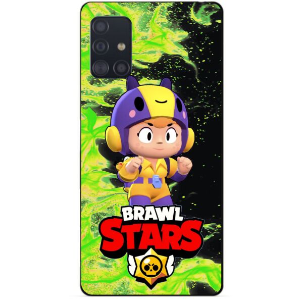 

Силиконовый чехол бампер Candy для Samsung A71 Galaxy A715 с Героем Brawl Stars Беа