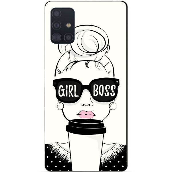 

Силиконовый чехол бампер Candy для Samsung A71 Galaxy A715 с рисунком Girl Boss