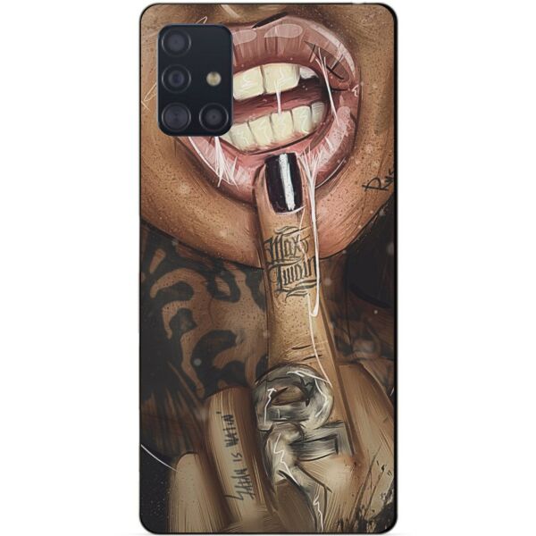 

Силиконовый чехол бампер Candy для Samsung A71 Galaxy A715 с рисунком Swag