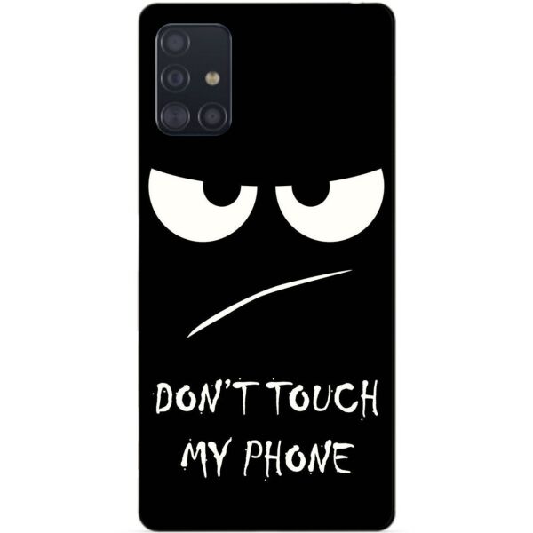 

Силиконовый чехол бампер Candy для Samsung A71 Galaxy A715 с рисунком Глаза