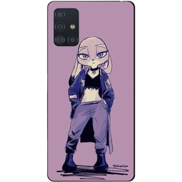 

Силиконовый чехол бампер Candy для Samsung A71 Galaxy A715 с рисунком Джуди