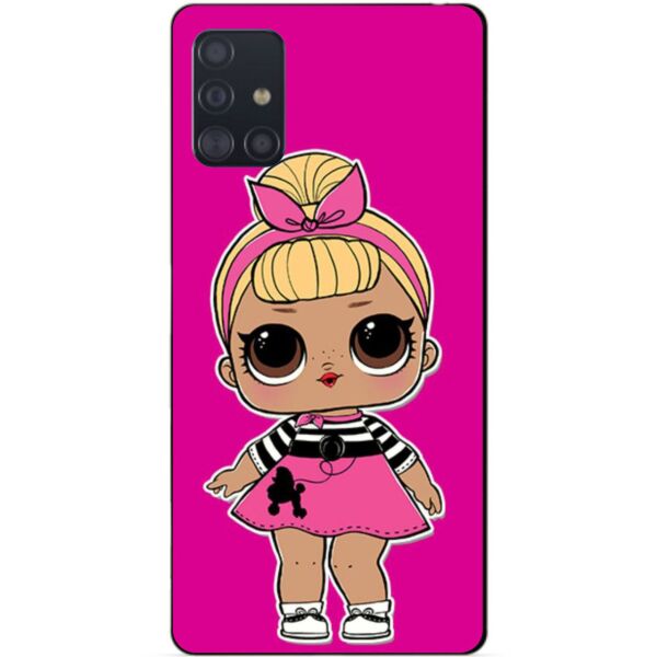 

Силиконовый чехол бампер Candy для Samsung A71 Galaxy A715 с рисунком Кукла ЛОЛ