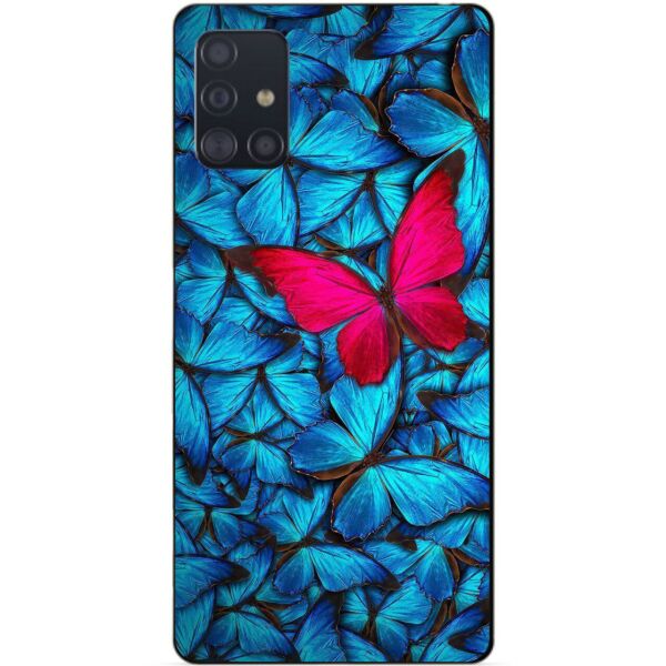 

Силиконовый чехол бампер Candy для Samsung A71 Galaxy A715 с рисунком Мотыльки