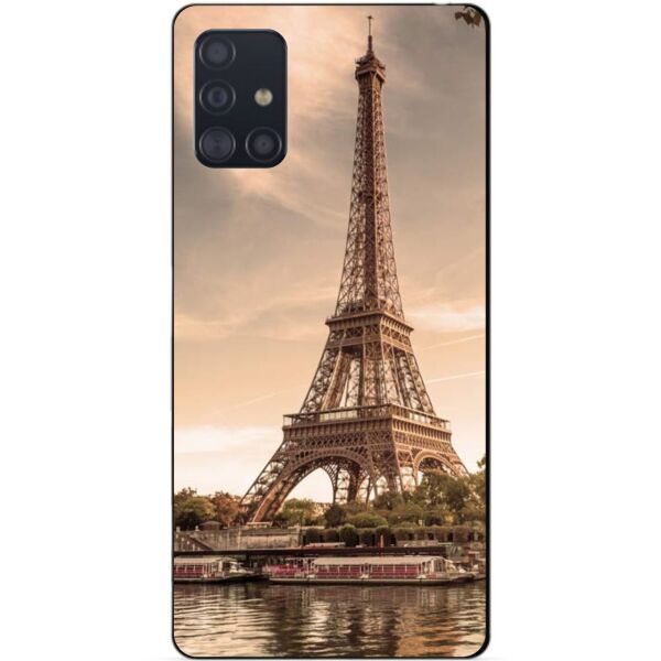 

Силиконовый чехол бампер Candy для Samsung A71 Galaxy A715 с рисунком Эйфелева башня Париж