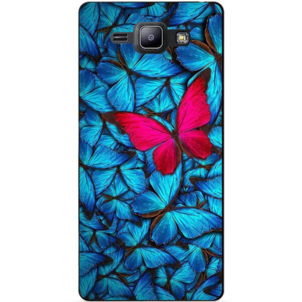 

Силиконовый чехол бампер Candy для Samsung Galaxy J1 J100 с рисунком Мотыльки