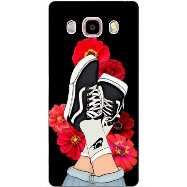 

Силиконовый чехол бампер Candy для Samsung Galaxy J510 J5-2016 с рисунком Кеды