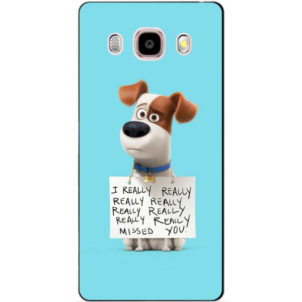 

Силиконовый чехол бампер Candy для Samsung Galaxy J510 J5-2016 с рисунком Песик Макс