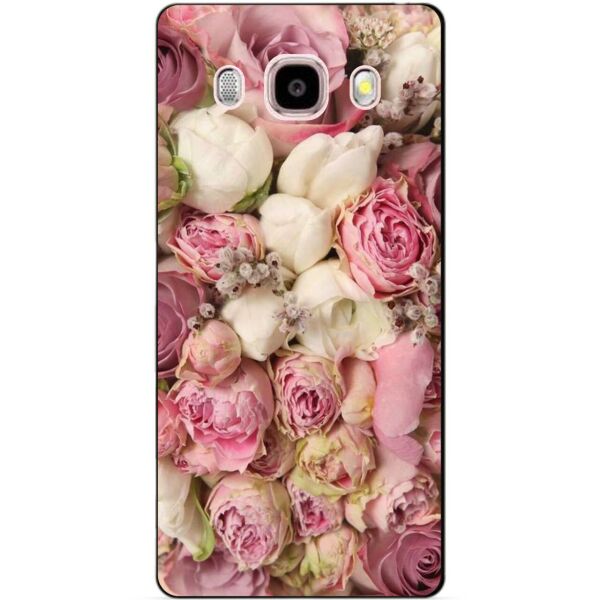 

Силиконовый чехол бампер Candy для Samsung Galaxy J510 J5-2016 с рисунком Розовые пионы