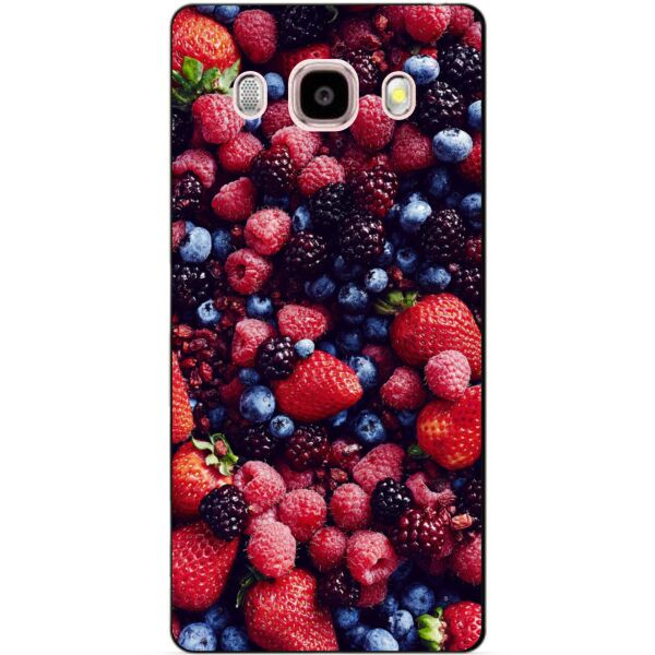 

Силиконовый чехол бампер Candy для Samsung Galaxy J510 J5-2016 с рисунком Ягоды