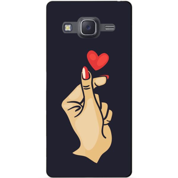 

Силиконовый чехол бампер Candy для Samsung Galaxy J7 J700 с рисунком Знак Любви
