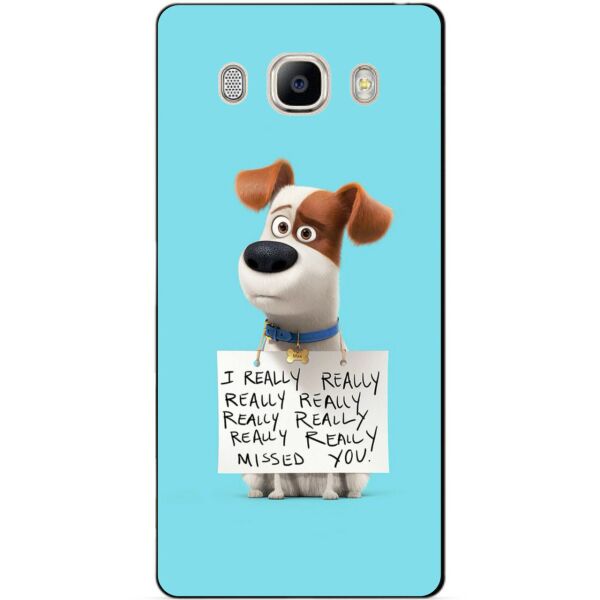 

Силиконовый чехол бампер Candy для Samsung J7 2016 Galaxy J710 с рисунком Песик Макс