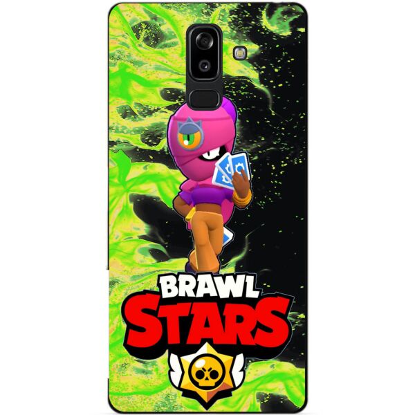 

Силиконовый чехол бампер Candy для Samsung J8 Galaxy J810 с Героем Brawl Stars Тара