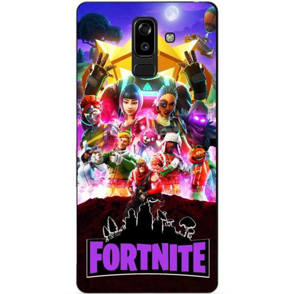 

Силиконовый чехол бампер Candy для Samsung J8 Galaxy J810 с рисунком Fortnite