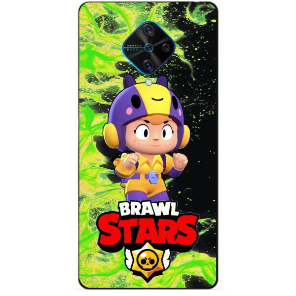 

Силиконовый чехол бампер Candy для Vivo V17 с Героем Brawl Stars Беа