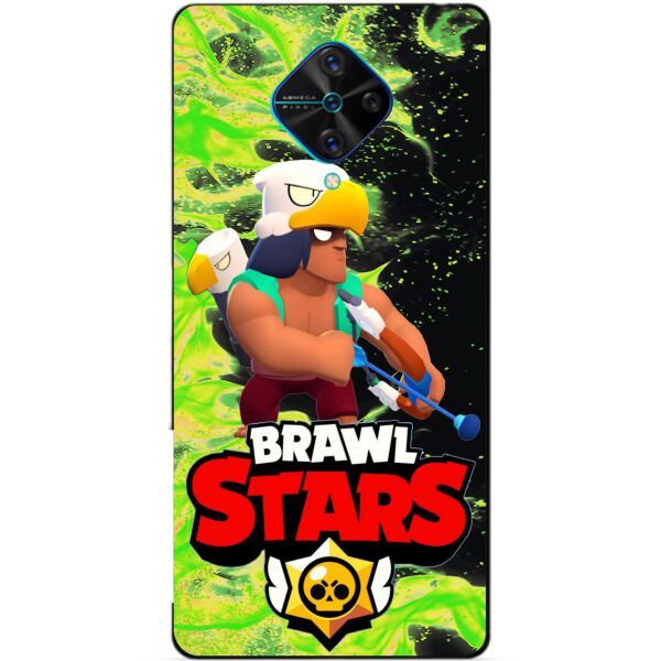 

Силиконовый чехол бампер Candy для Vivo V17 с Героем Brawl Stars Бо