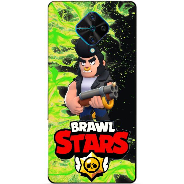 

Силиконовый чехол бампер Candy для Vivo V17 с Героем Brawl Stars Булл