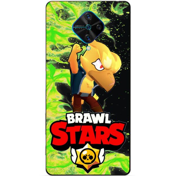

Силиконовый чехол бампер Candy для Vivo V17 с Героем Brawl Stars Ворон Феникс