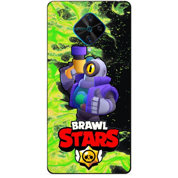

Силиконовый чехол бампер Candy для Vivo V17 с Героем Brawl Stars Рико